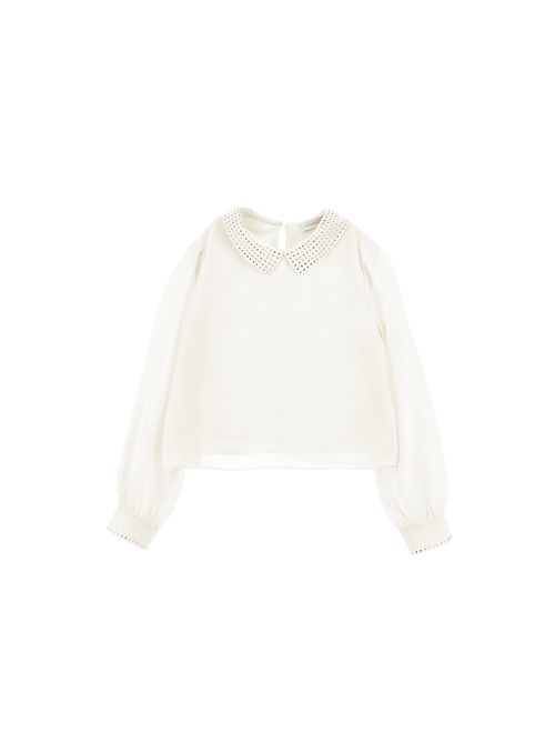 Camicia, bambina, in georgette. MONNALISA | 79H300 80760001